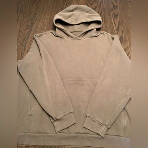 MINT LULULEMON MENS STEADY STATE BROWN/TAN HOODIE XL